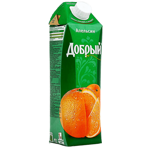Сок апельсиновый 1л
